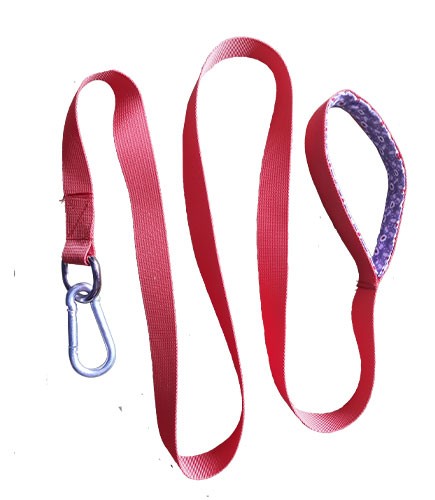 dog pulling belt in red colour